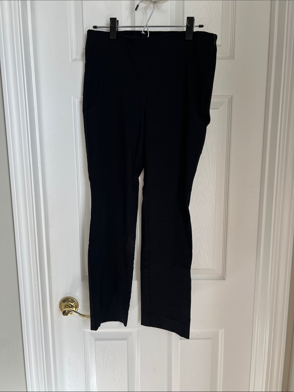 White House Black Market Women's Black Straight-Leg Pants